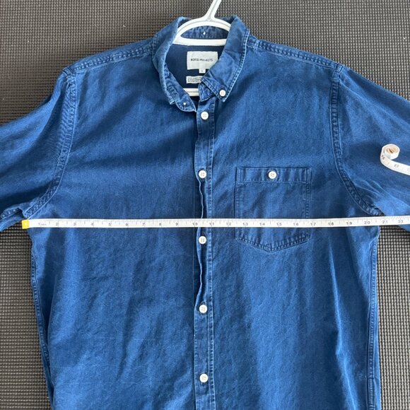 AUTHENTIC - Norse Projects Anton Denim Shirt - Size L (fits like M) - Picture 8 of 8